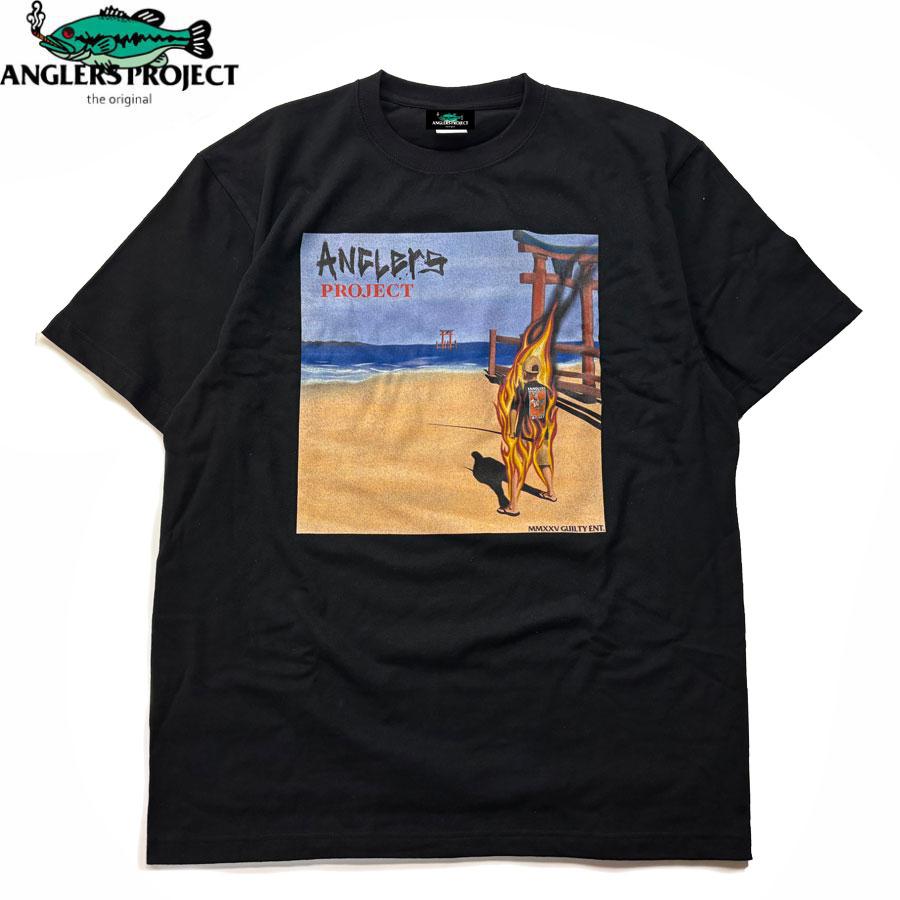 ANGLERS PROJECT BASSER S/S T-SHIRTS BLACK アングラーズ