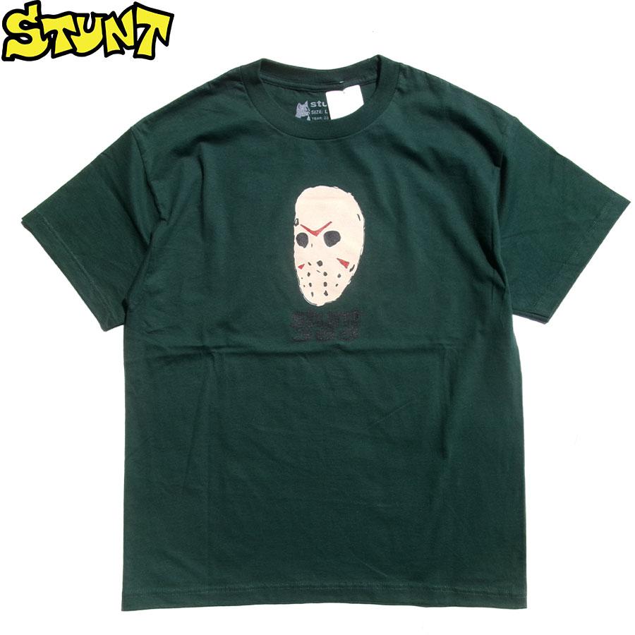 STUNT SKATEBOARDS JASON MASK S/S T-SHIRTS FOREST スタント スケート