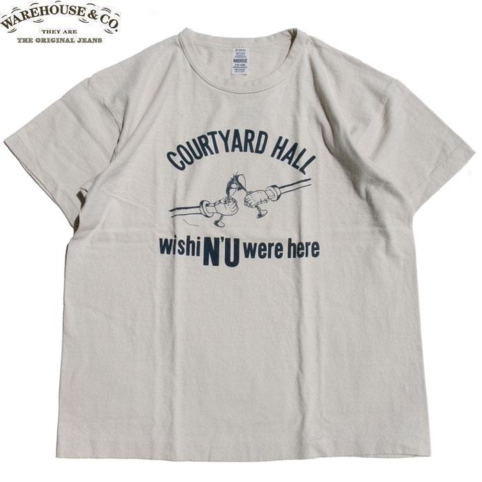 WAREHOUSE（ウエアハウス） ＆CO. 4064 COURTYARD HALL S/S T-SHIRT