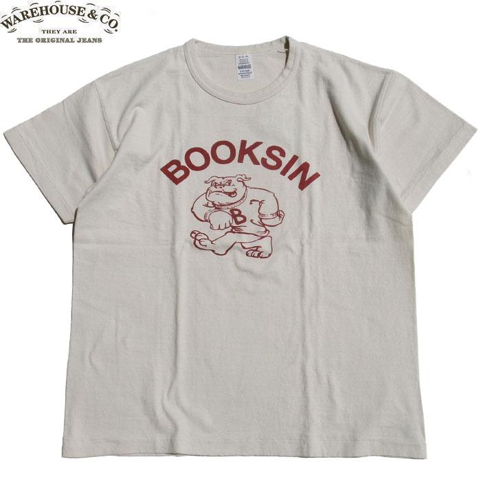 S*N様 新品 ウエアハウス 浜田さん着用 色違い 4064 M クリーム Tシ WAREHOUSE（ウエアハウス） ＆CO. 4064 BOOKSIN S/S T-SHIRT CREAM