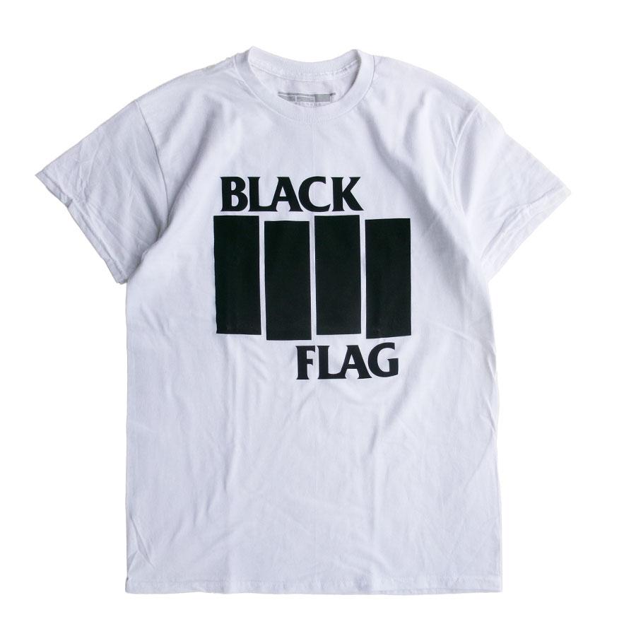 SST RECORDS BLACK FLAG OFFICIAL LICENS BAR & LOGO S/S T-SHIRTS
