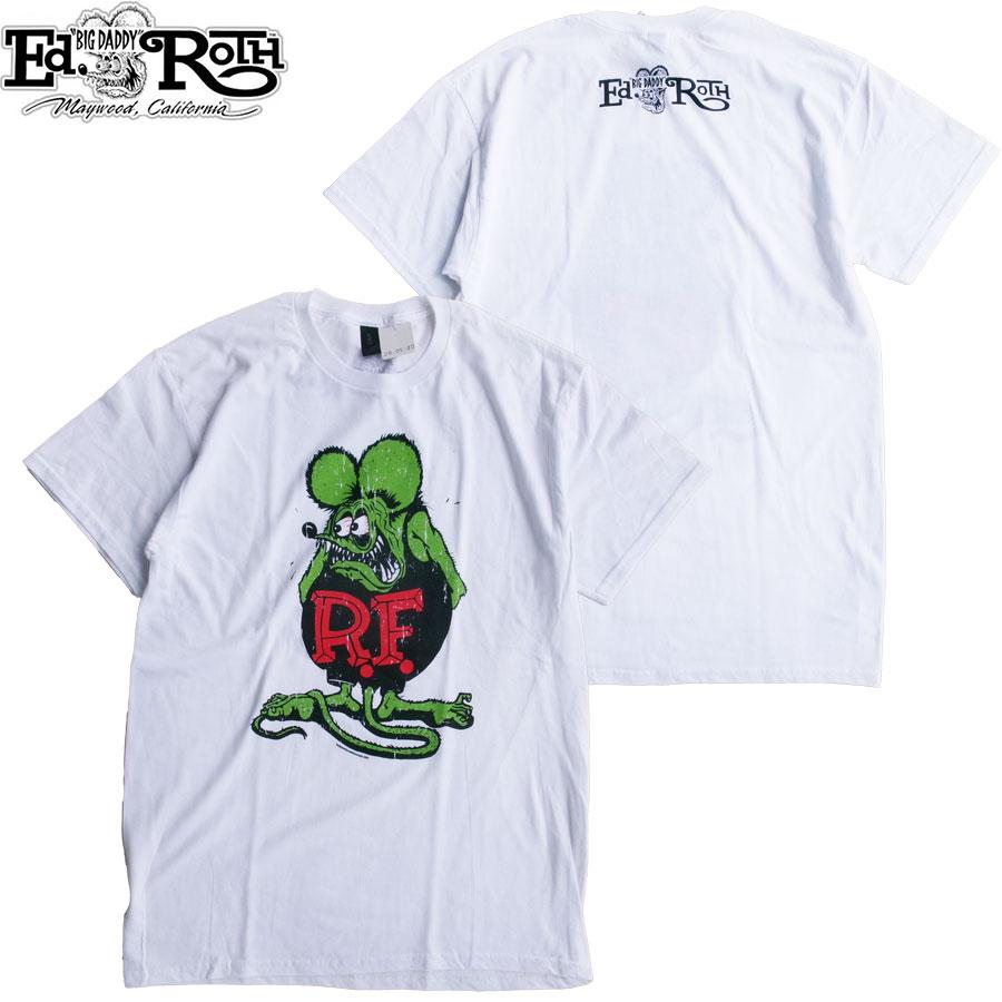 RAT FINK OFFICIAL LICENSE S/S T-SHIRTS WHITE ED ROTH ラット 