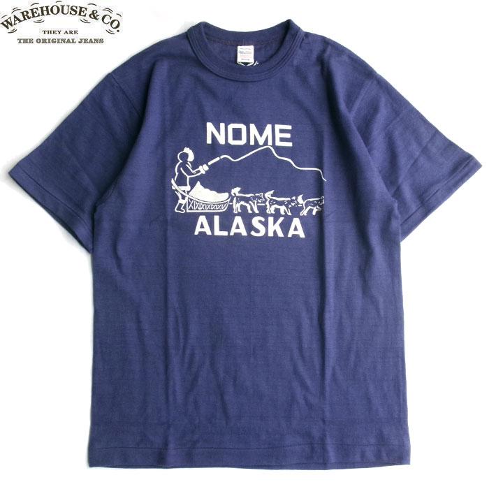 WAREHOUSE（ウエアハウス） ＆CO. 4601 NOME T-SHIRTS NAVY ウェア