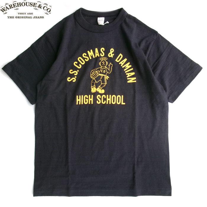 WAREHOUSE（ウエアハウス） ＆CO. 4601 S.S. COSMAS & DAMIAN T-SHIRTS