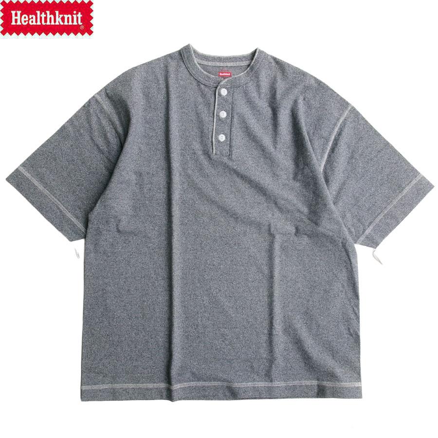 Healthknit（ヘルスニット） HEALTHKNIT U.S. COTTON HENLEY NECK S/S