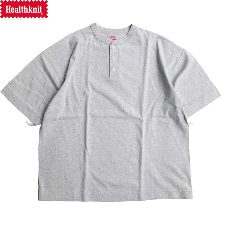 Healthknit（ヘルスニット） HEALTHKNIT U.S. COTTON HENLEY NECK S/S