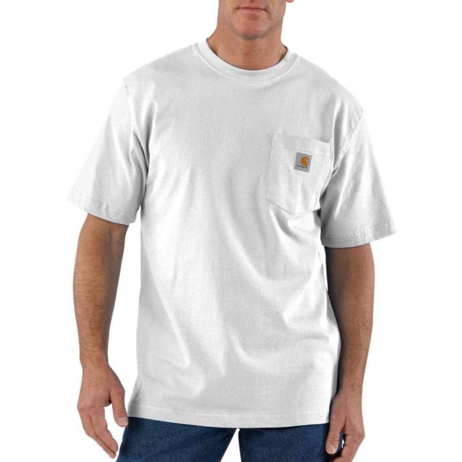 Carhartt（カーハート） 【並行輸入品】CARHARTT POCKET T-SHIRT WHITE 