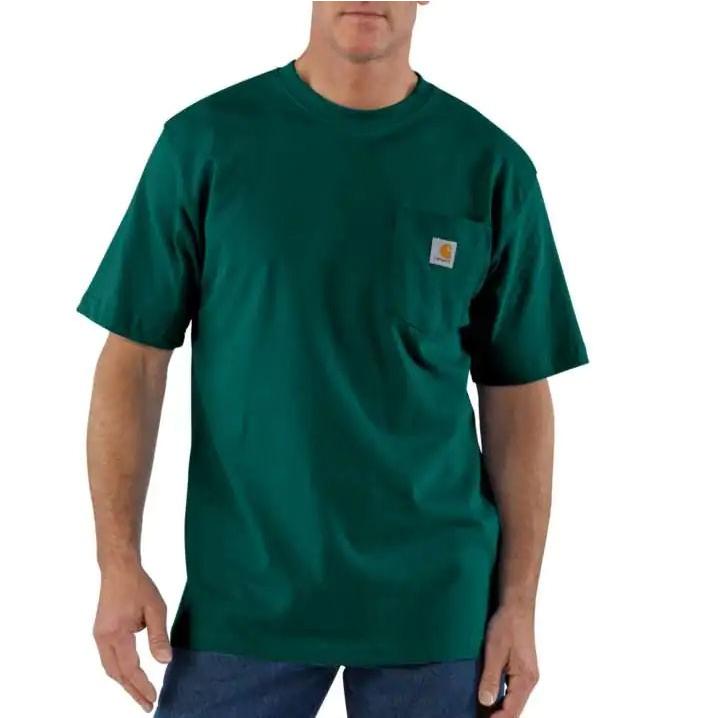 カーハート メンズ レディース 半袖 ポケットtシャツ ハンターグリーン ポケt Carhartt Pocket T Shirt Hunter Green 6 13 American Rush Store 通販 Yahoo ショッピング