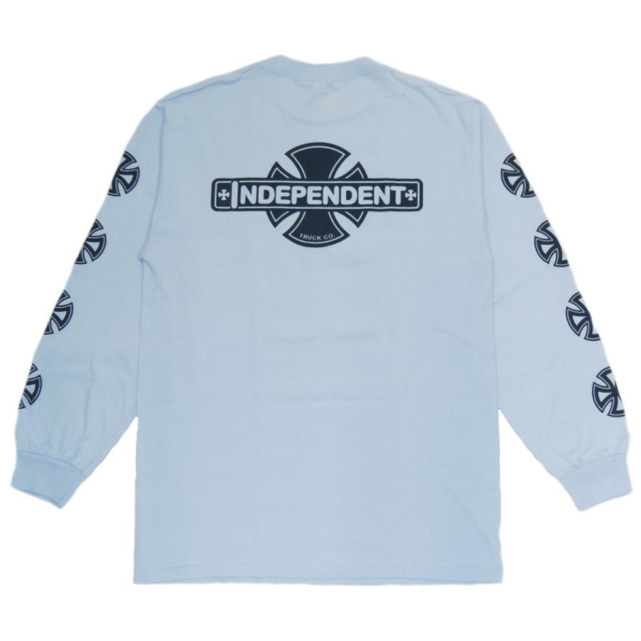 INDEPENDENT ロンT インディペンデント スケーター 袖ロゴ NAVY INDEPENDENT ロンT NAVY インディペンデント スケーター 袖ロゴ