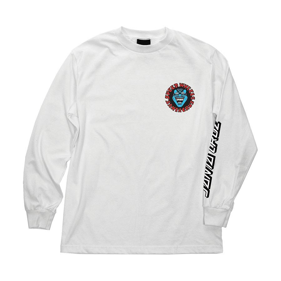 SANTA CRUZ（サンタクルーズ） スケートボード 長袖 Tシャツ ホワイト