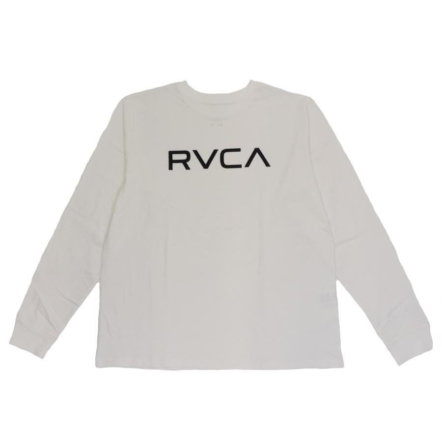 RVCA（ルーカ） メンズ ビッグ 長袖 Tシャツ ホワイト 白 ロンT ルカ