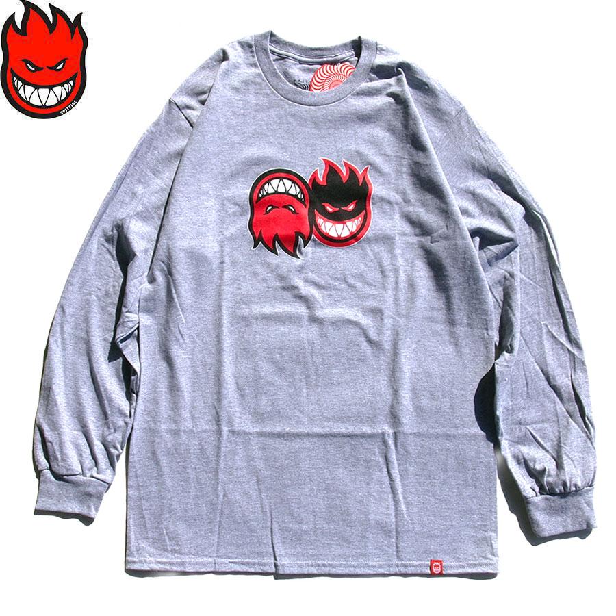SPITFIRE WHEELS SPITFIRE ETERNAL FILL L/S T-SHIRTS SPORTS GREY