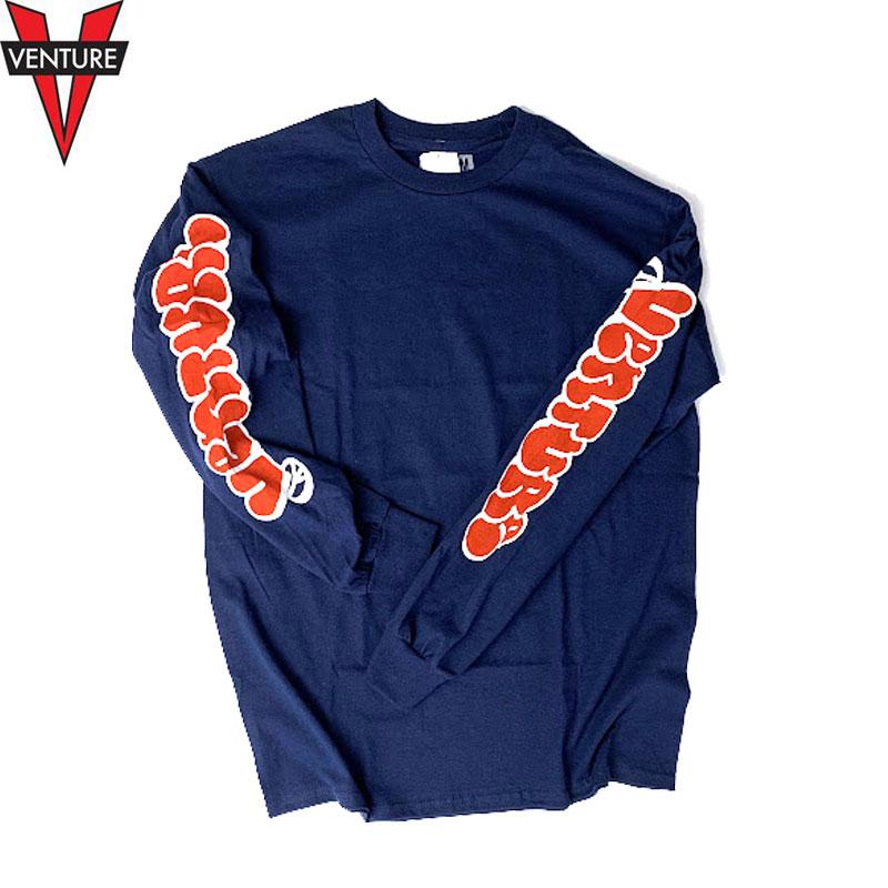 ベンチャー トラック 長袖 Tシャツ ロンT ネイビー メンズ レディース