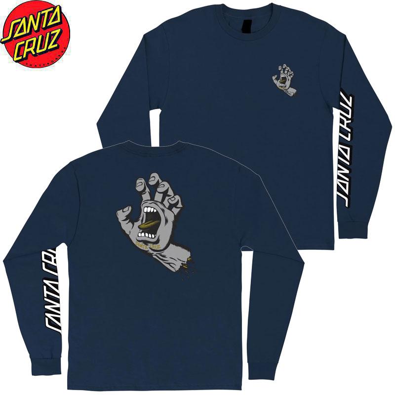 SANTA CRUZ（サンタクルーズ） SANTA CRUZ SCREAMING HAND L/S TEE