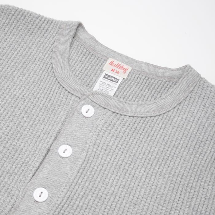 Healthknit（ヘルスニット） スーパーヘビーワッフル 長袖 Tシャツ 