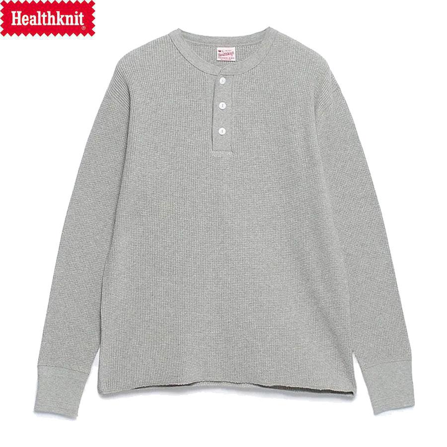Healthknit（ヘルスニット） 52016 サーマル キング ワッフル ヘンリー