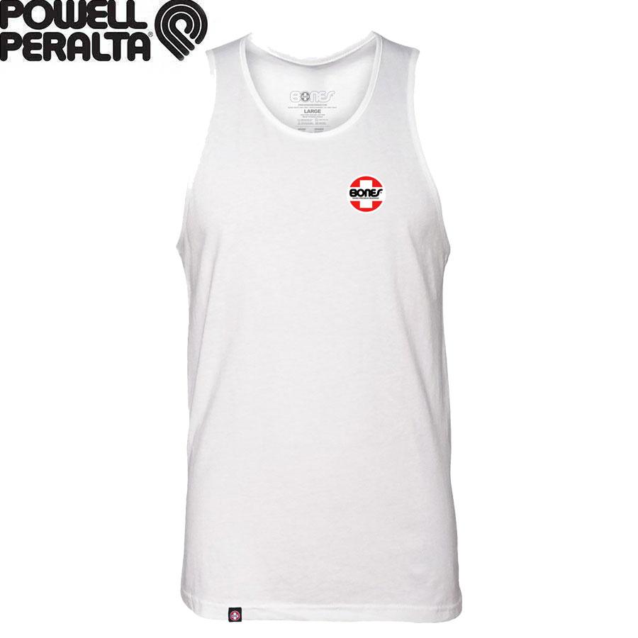 POWELL スカルプリント タンクトップ　made in USA POWELL（パウエル） BONES BEARINGS POWEL PERALTA OG SWISS CIRCLE