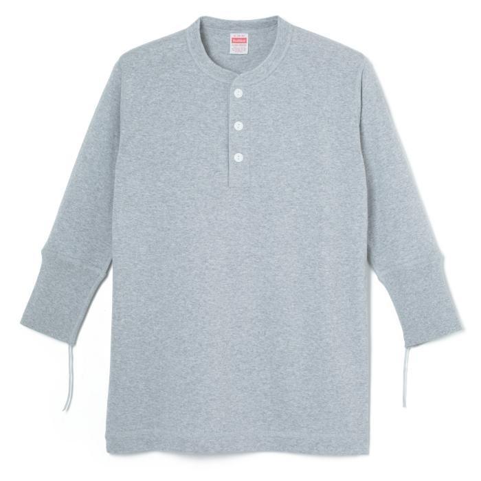 Healthknit（ヘルスニット） 950 ヘンリーネック 7/S Tシャツ 七分袖