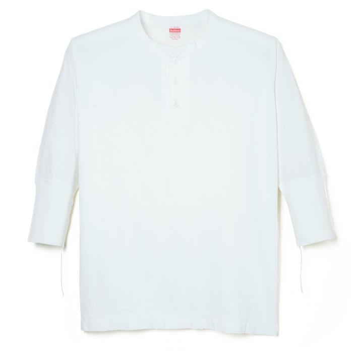 Healthknit（ヘルスニット） 950 ヘンリーネック 7/S Tシャツ 七分袖