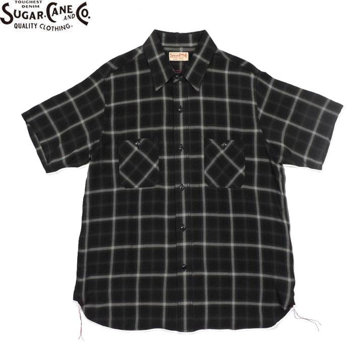 SUGAR CANE シュガーケーン メンズ 半袖 レーヨン ツイル