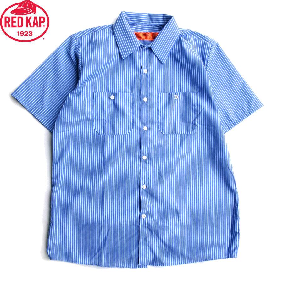 RED KAP（レッドキャップ） RED KAP STRIPE WORK SHIRTS BLUE/WHITE