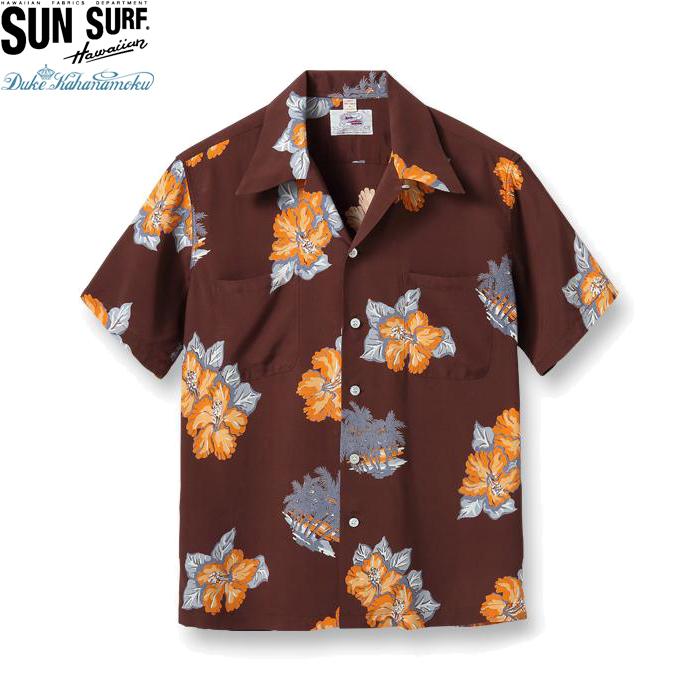 SUN SURF サンサーフ デューク カハナモク 半袖 ハワイアンシャツ