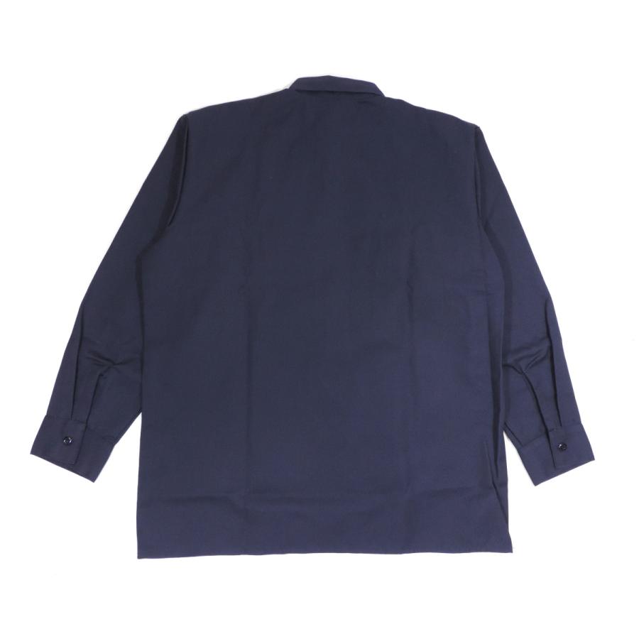 ベンデイビス ハーフジップ 長袖 ワークシャツ ネイビー 紺 プルオーバー メンズ レディース BEN DAVIS BD200 L/S HALF ZIP SHIRTS NAVY｜americanrushstore｜03