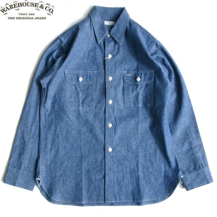 WAREHOUSE（ウエアハウス） ＆CO. 3048 BIG YANK TYPE CHAMBRAY SHIRTS