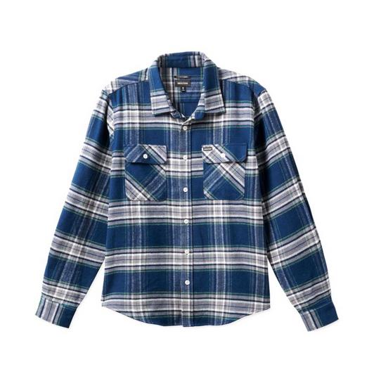 ブリクストン メンズ 長袖 フランネルシャツ ネルシャツ スケート サーフ BRIXTON BOWERY L/S FLANNEL SHIRT