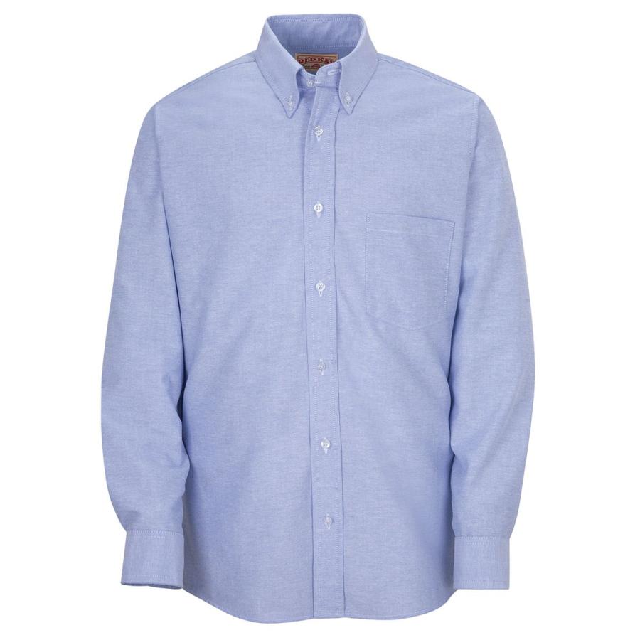 RED KAP / レッドキャップ SR70 OXFORD DRESS SHIRT B.D オックスフォード ドレスシャツ ボタンダウン LIGHT BLUE ライトブルー｜americanrushstore