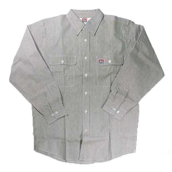 BEN DAVIS（ベンデイビス） HICKORY STRIPE LONG SLEEVE SHIRTS