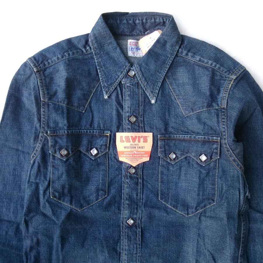 Levi's DEAD STOCK LEVI'S WESTERN DENIME SHIRTS BLUE Levi's DEAD STOCK LEVI'S WESTERN DENIME SHIRTS BLUE