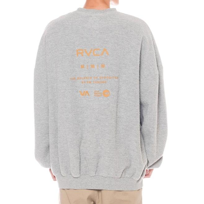 RVCA（ルーカ） メンズ インサイド アウト オーバーサイズ トレーナー