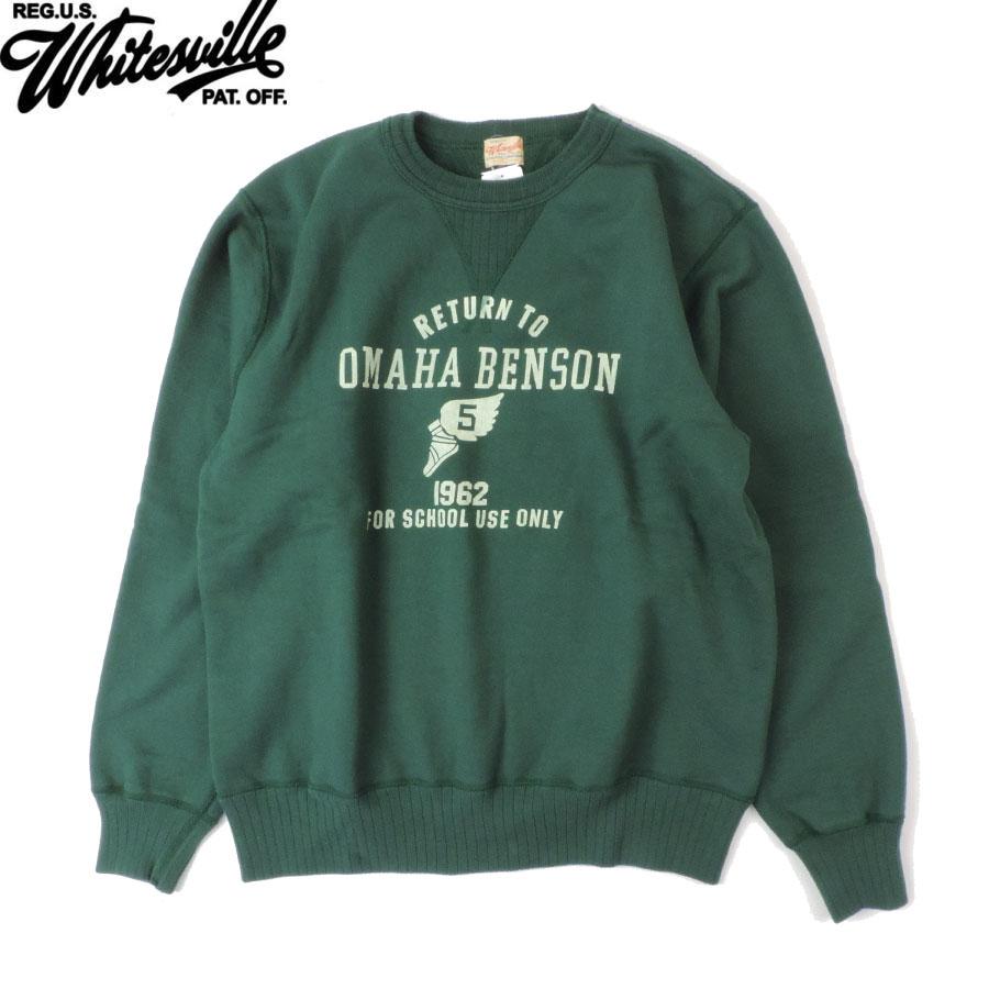 WHITESVILLE ホワイツビル クルーネック スウェット オマハ・ベンソン