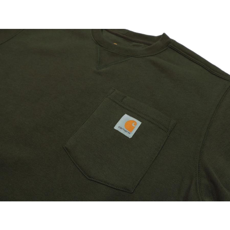 人気のMOSカラー　Carhartt カーハート　Made in USA Carhartt（カーハート） 【並行輸入品 】CARHARTT CREWNECK POCKET