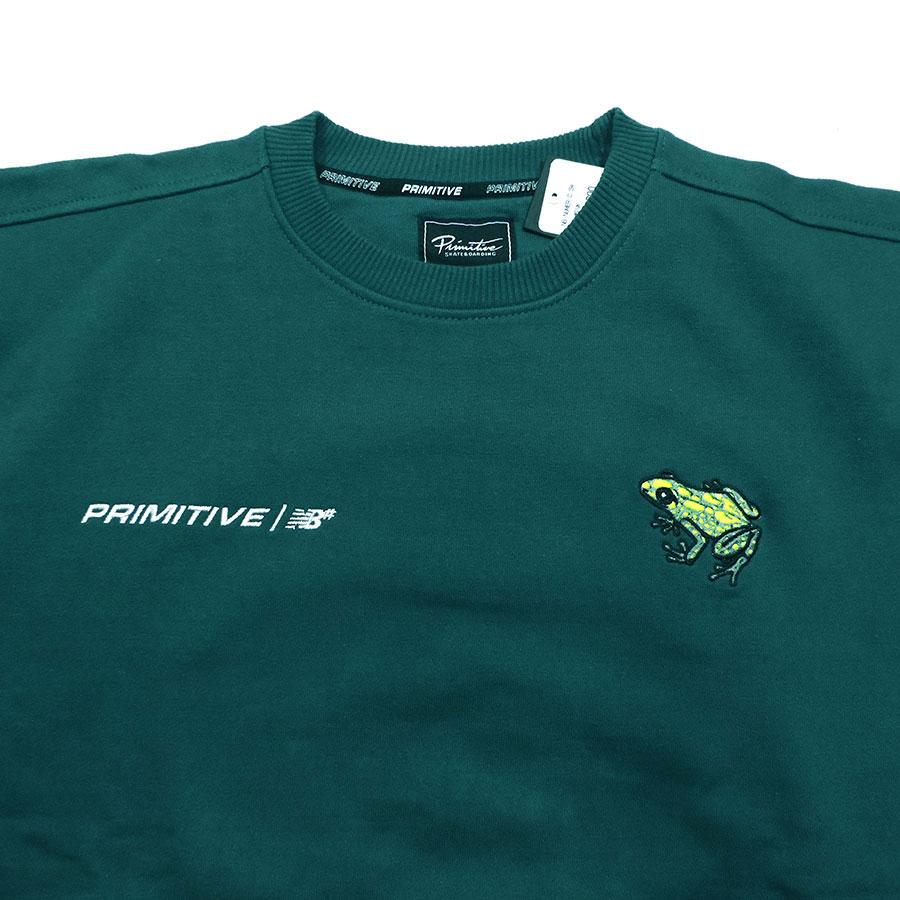 プリミティブ ニューバランス  ヌメリック ティアゴ・レモス クルーネック スエット メンズ グリーン PRIMITIVE NEWBARANCE # TIAGO LEMOS SWEAT GREEN｜americanrushstore｜02