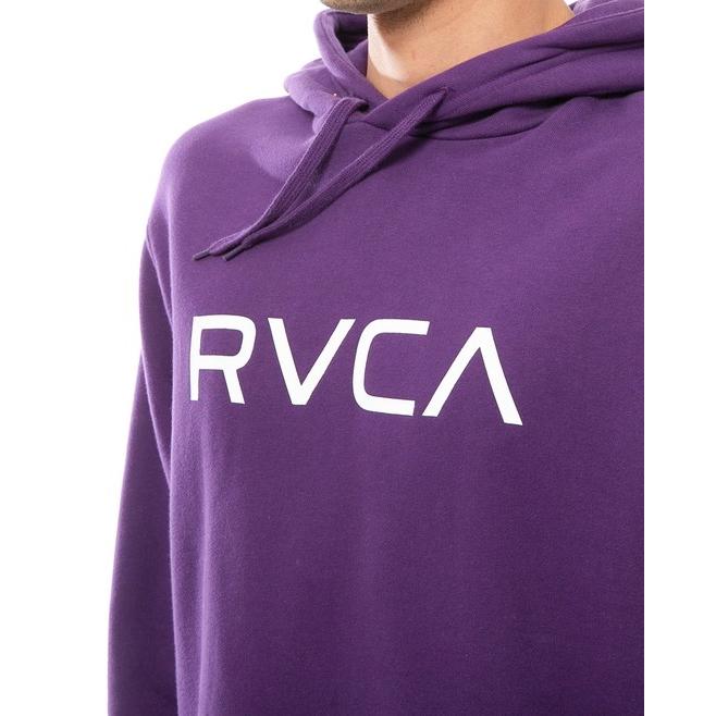 RVCA（ルーカ） ビッグ プルオーバー パーカー 紫 パープル ロゴ