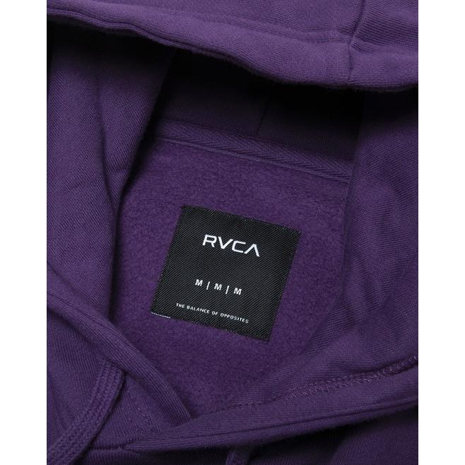 RVCA（ルーカ） ビッグ プルオーバー パーカー 紫 パープル ロゴ