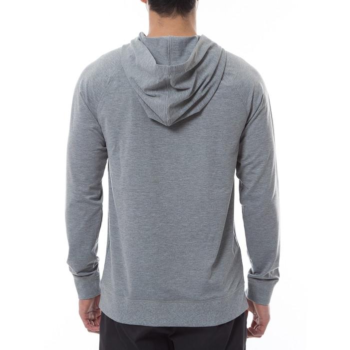 RVCA（ルーカ） ハーフジップ パーカー アッシュヘザーグレー スポーツ