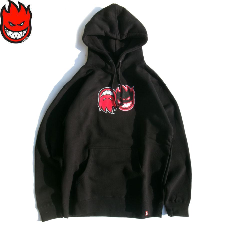 SPITFIRE WHEELS SPITFIRE ETERNAL FILL P/O HOODIE SWEAT PARKA BLACK