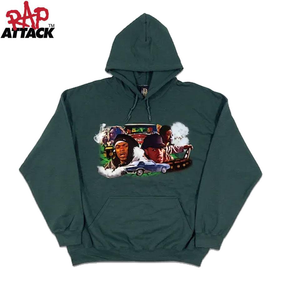 Rap Attack ラップアタック パーカー 4点セット ラップアタック 長袖 プルオーバー パーカー スエット フォレスト