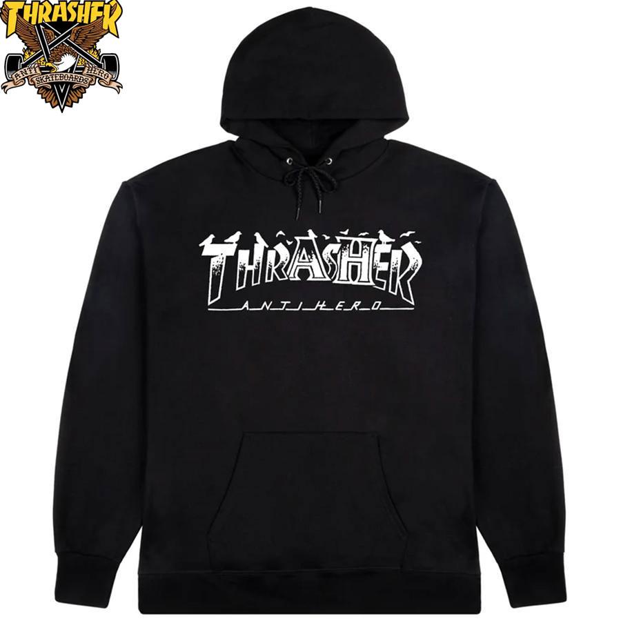 the GazettE THRASHER コラボ　パーカー THRASHER（スラッシャー） パーカー 「70」「THRASHER/スラッシャー