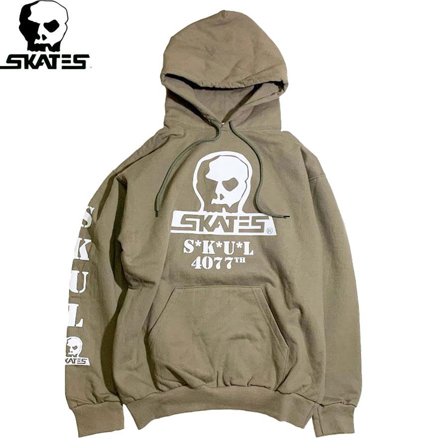 SKULL SKATES スカルスケーツ ロゴ パーカー カーキ フーディー SKULL SKATES スカルスケーツ ロゴ パーカー カーキ フーディー