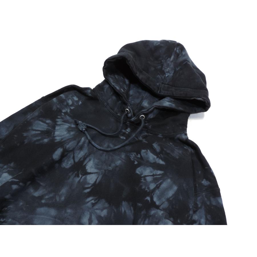 チャンピオン リバースウィーブ  プルオーバー パーカー フーディー 裏起毛 タイダイ染 ブラック CHAMPION REVERSE WEAVE PULLOVER HOODIE TIEDYE BLACK S1051｜americanrushstore｜03