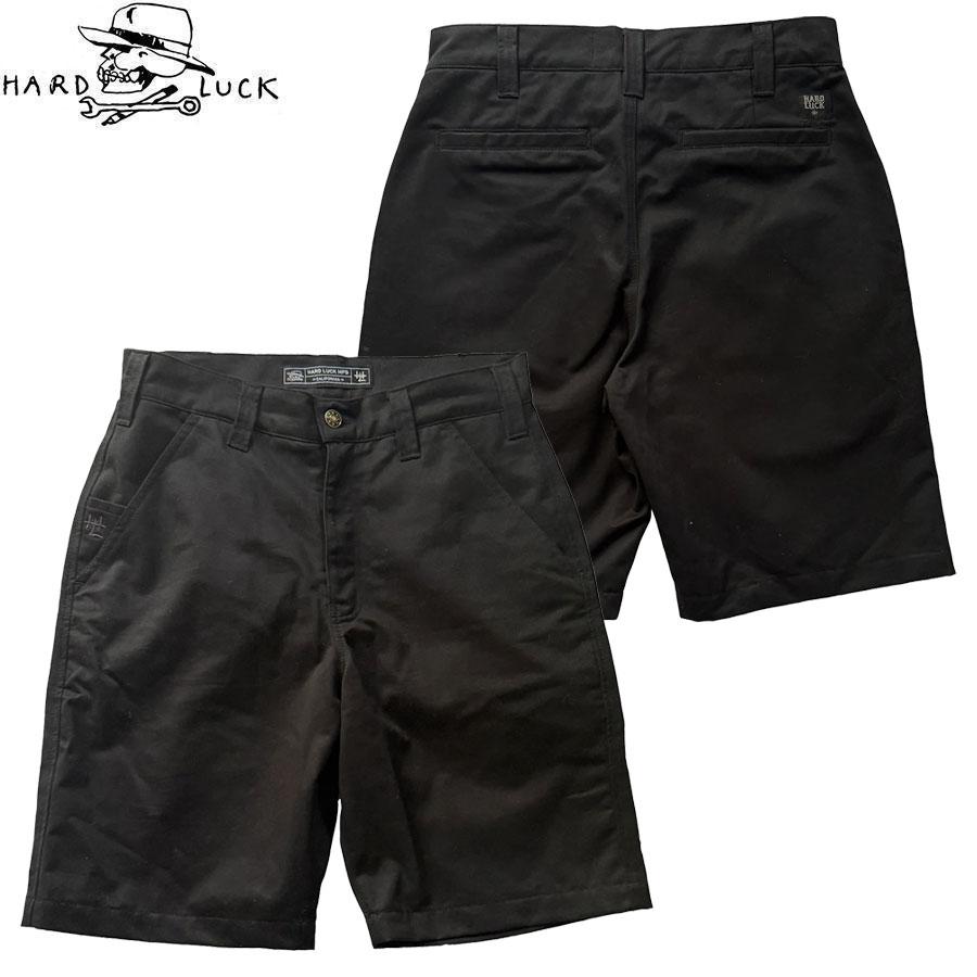 SHOTA ブラックショートパンツ 28 HARD LUCK（ハードラック） HARD LUCK ICON CHINO SHORTS WORK SHORT