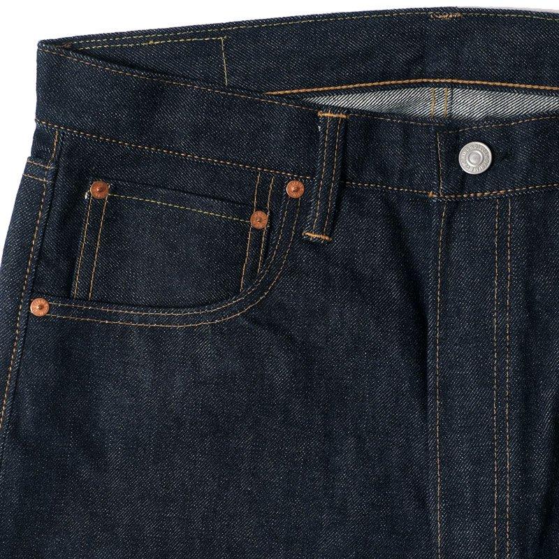 DENIME ドゥ二―ム Lot.220A OFFSET XX MODEL RIGID DENIM オフセット XXモデル ストレート デニムパンツ インディゴ リジッド ウェアハウス 送料無料｜americanrushstore｜04