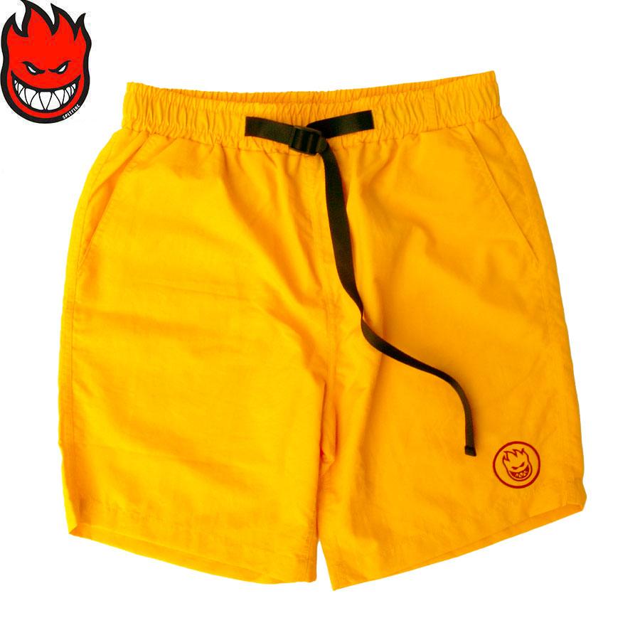 SPITFIRE WHEELS SPIT FIRE BIGHEAD CYCLE NYLON SHORTS GOLD スピット