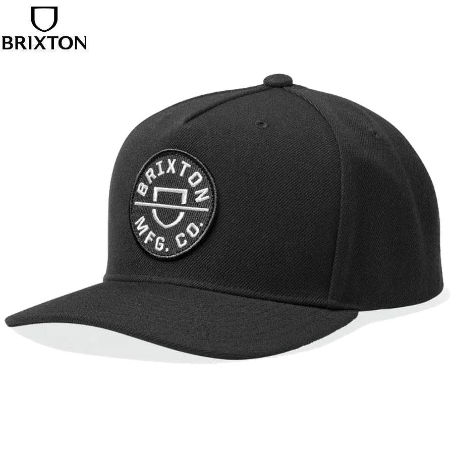 BRIXTON（ブリクストン） BRIXTON CREST C MP SNAPBACK CAP BLACK