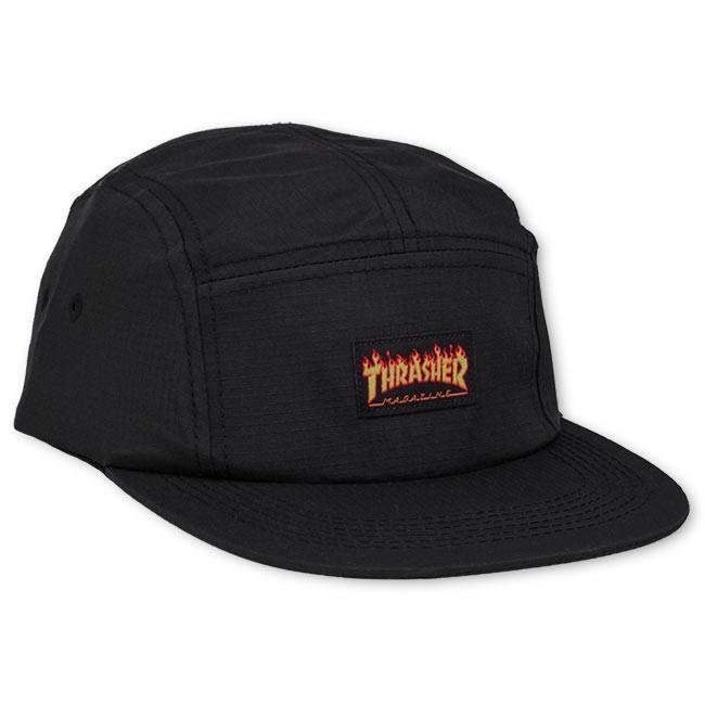 THRASHER（スラッシャー） マガジン フレイムロゴ 5パネル ハット