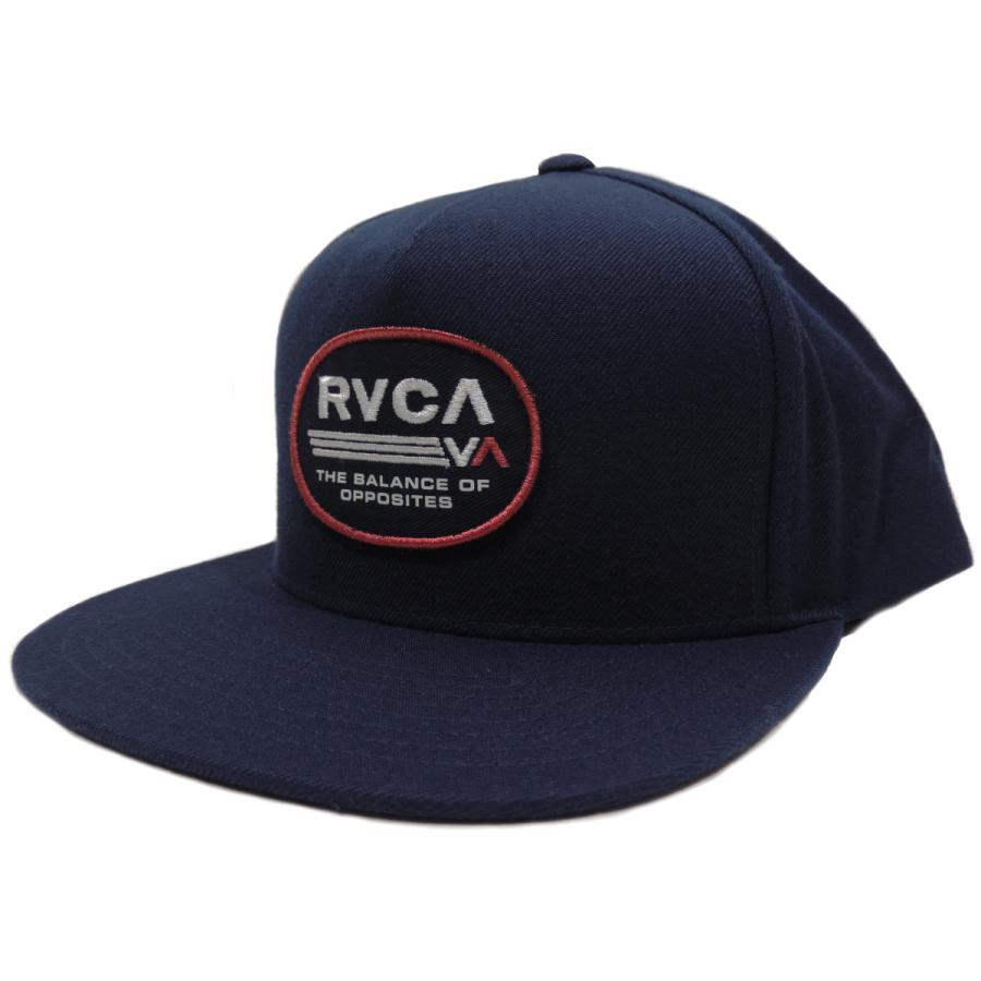 ルーカ スナップバックキャップ 帽子 ネイビー サーフ スケート RVCA SNAPBACK CAP NVY BA042-918｜americanrushstore